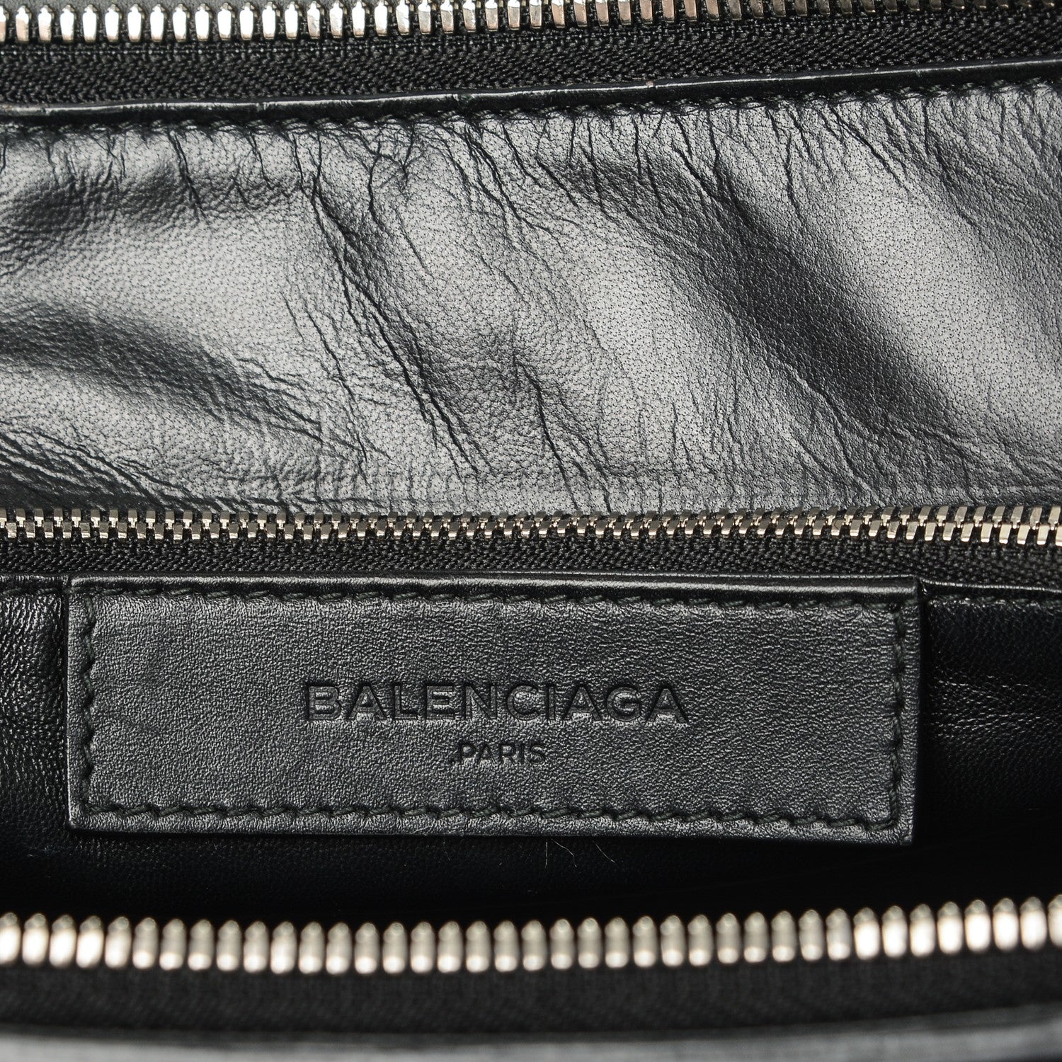 Balenciaga Calfskin Le Dix Cartable S Bag Black 13 of 27