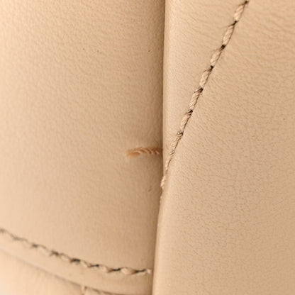Saint Laurent Calfskin Y Quilted Monogram Medium Loulou Chain Satchel Dark Beige 13 of 17