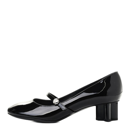 Louis Vuitton Patent Uniformes Silhouette 40mm Pumps 38 Black 1 of 4