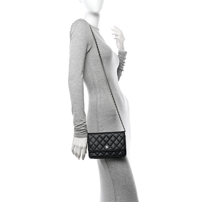 Chanel Caviar Quilted Wallet on Chain WOC Black 2 of 12