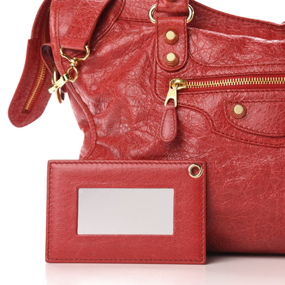 Balenciaga Agneau Giant 12 Gold Hardware City Rouge Cardinal 11 of 12