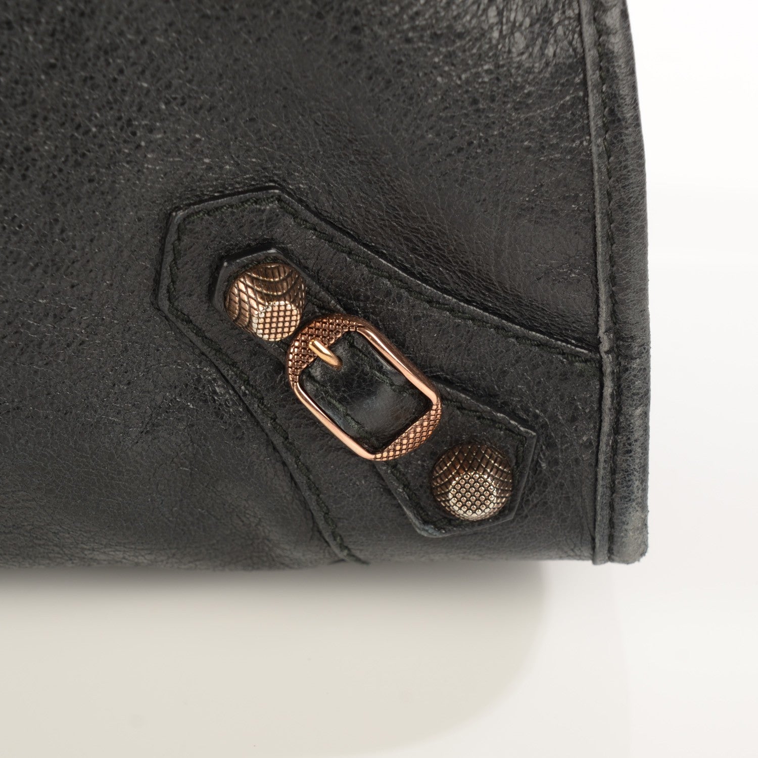 Balenciaga Agneau Giant 12 Rose Gold Hardware City Black 13 of 15