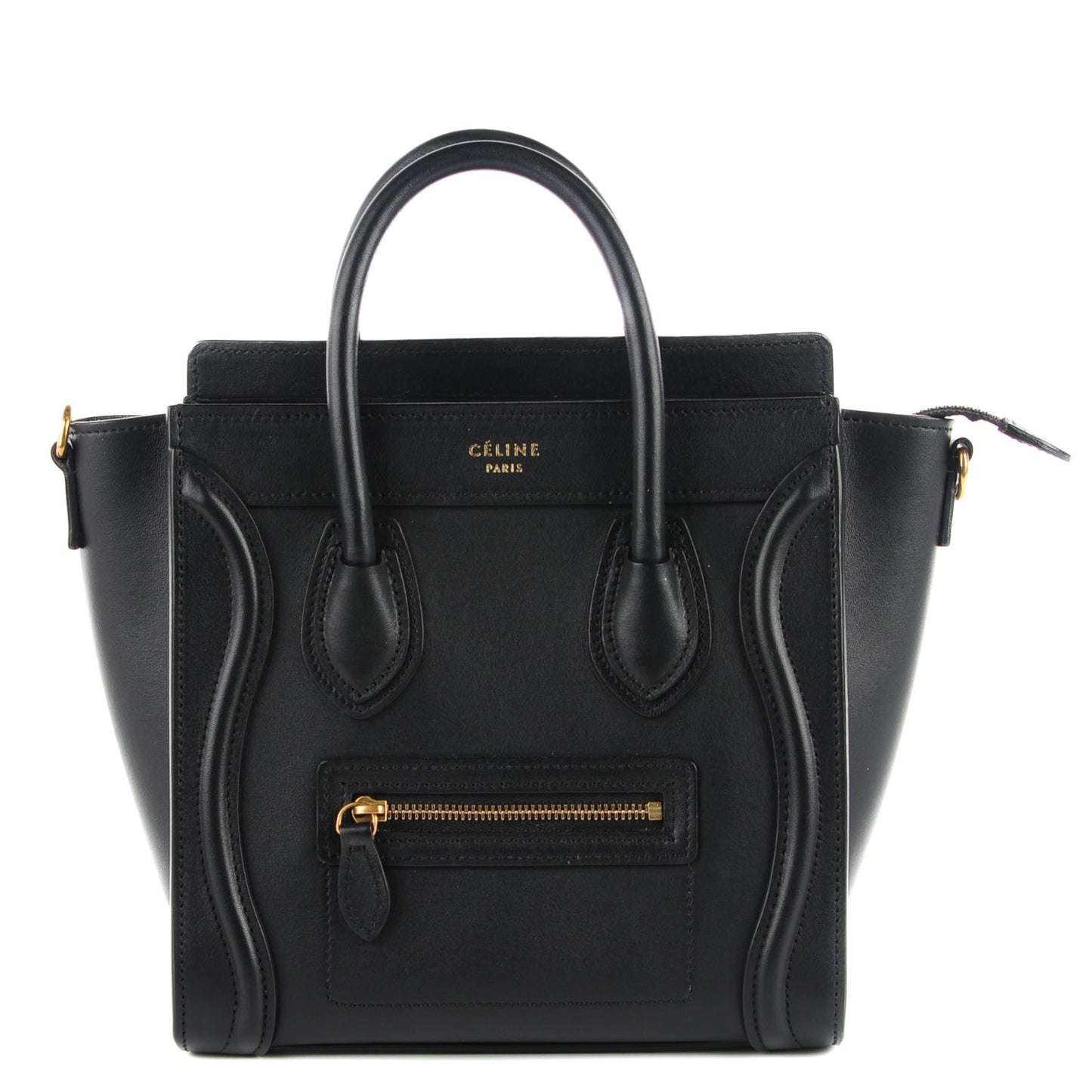 Smooth Calfskin Nano Luggage Black