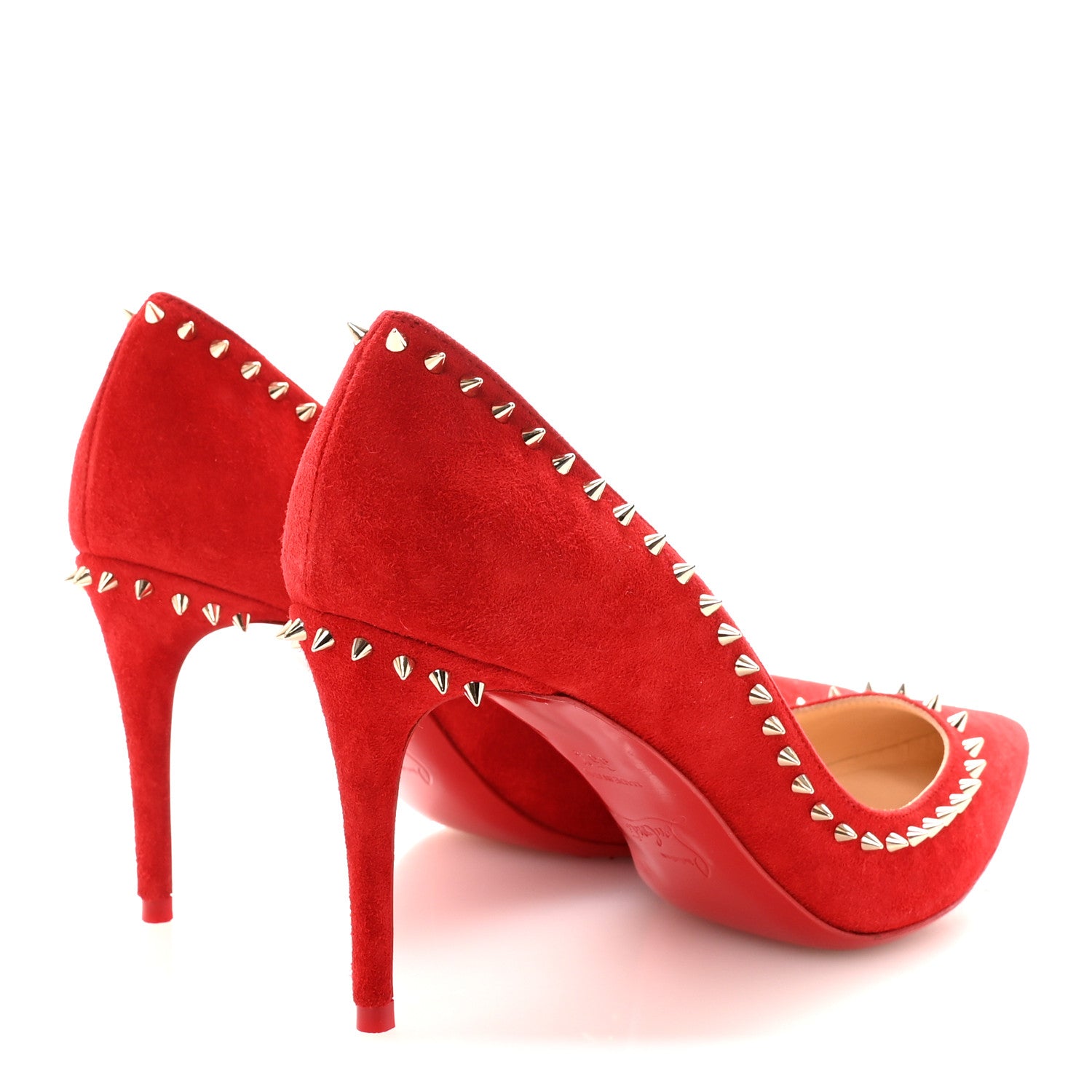 Christian Louboutin Veau Velours Anjalina 85 Pumps 35.5 Loubi
