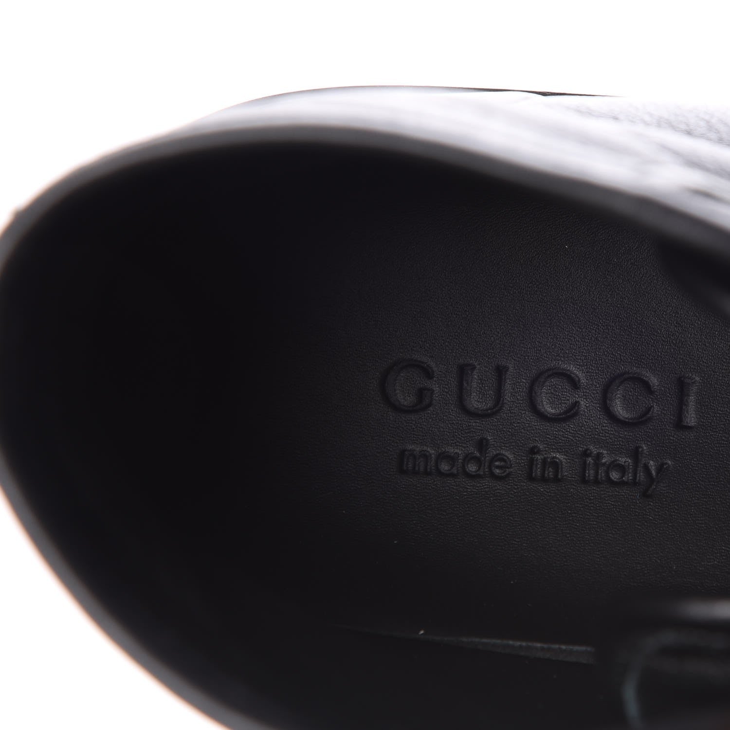 Gucci Mens Calfskin Miro Soft High Top Sneakers 8 Black 8 of 12
