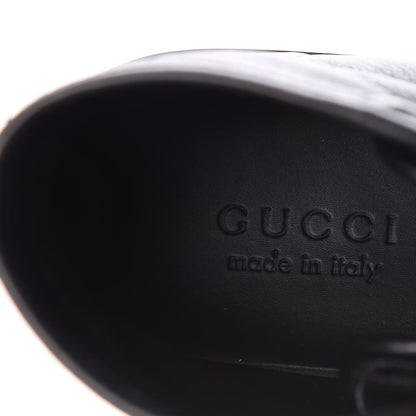 Gucci Mens Calfskin Miro Soft High Top Sneakers 8 Black 8 of 12