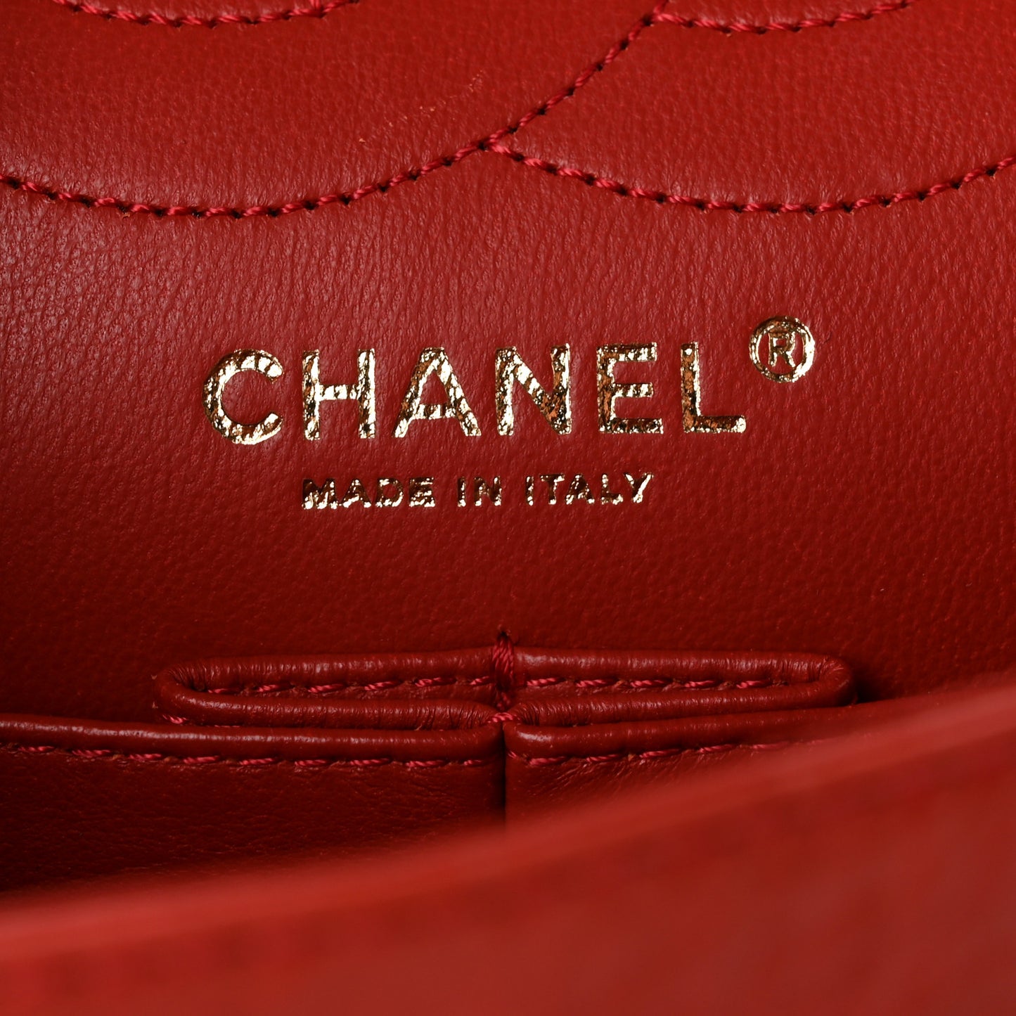 Aged Calfskin Quilted 2.55 Reissue 226 Flap Red