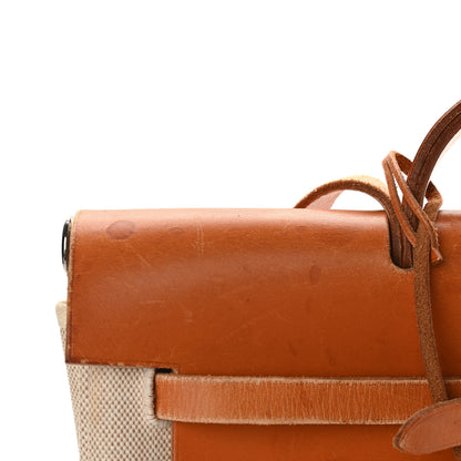 Hermes Toile Vache Calfskin Herbag 39 MM Natural 11 of 13