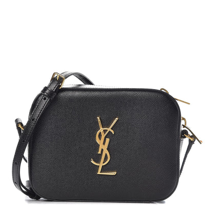 Saint Laurent Grain De Poudre Small Classic Monogram Camera Bag Black 1 of 6