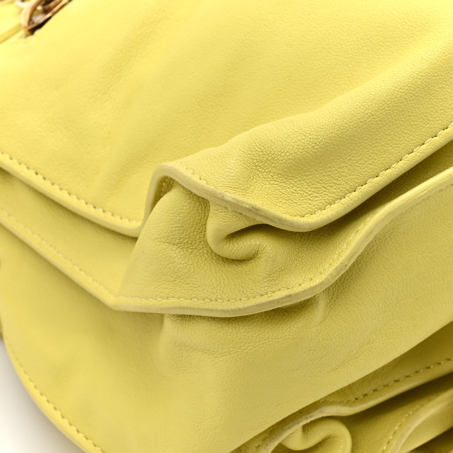 Lambskin Medium PS1 Satchel Pale Green