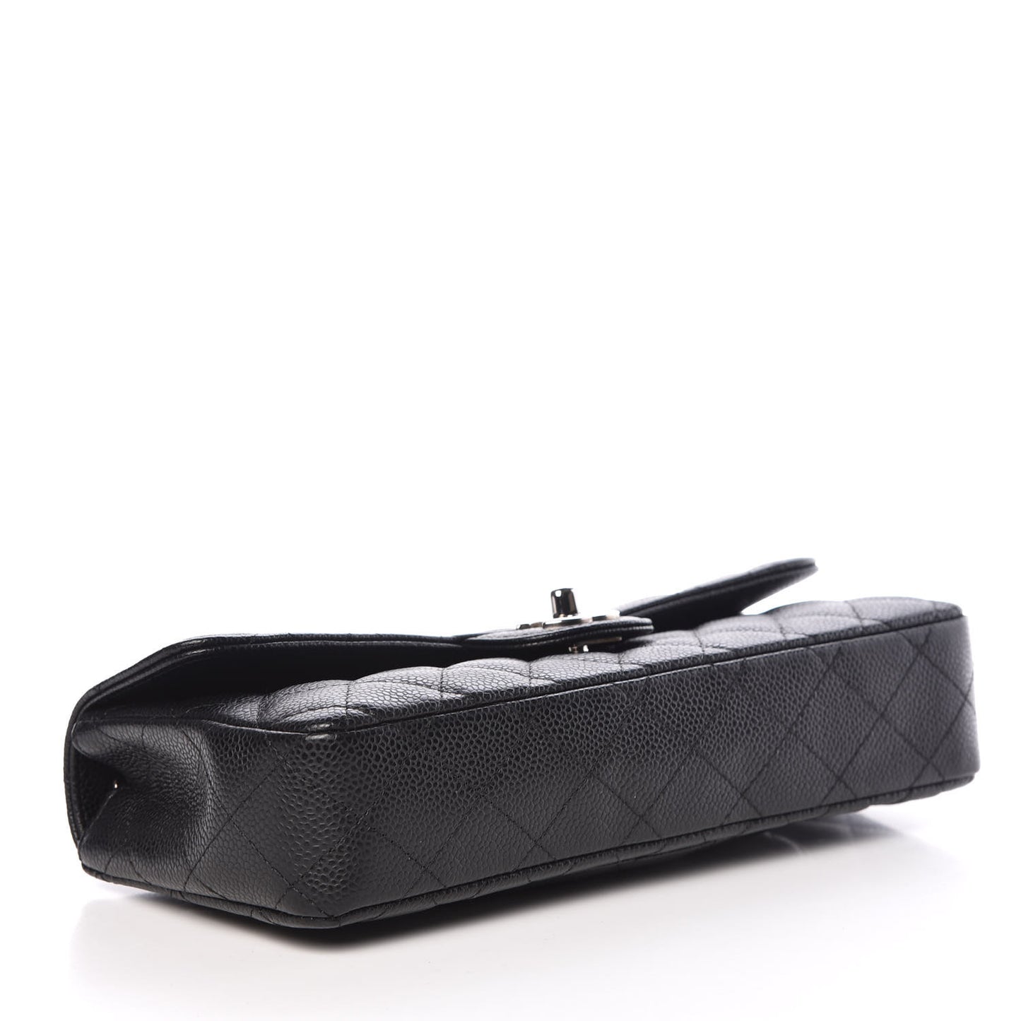 Caviar Quilted East West Flap Black