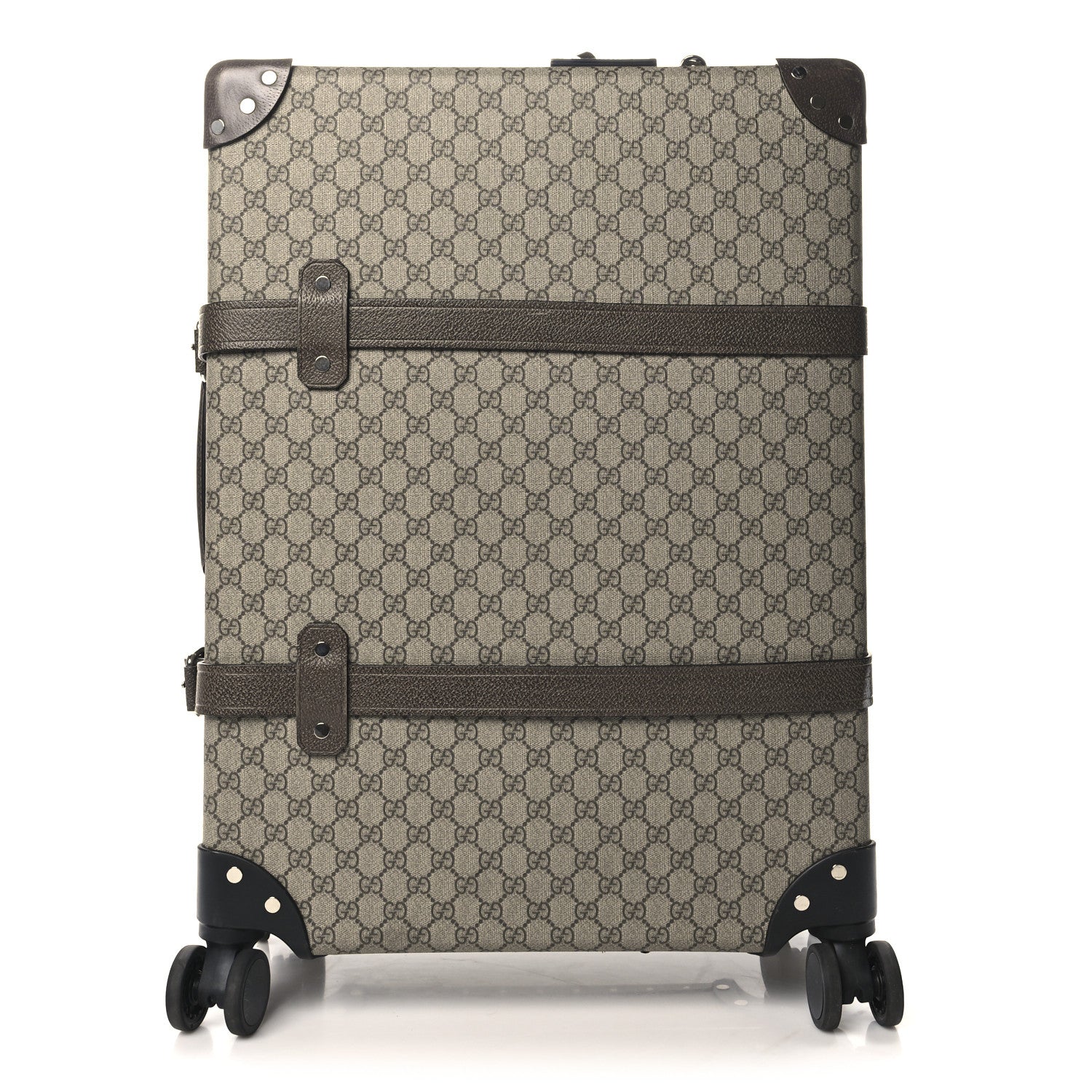Gucci Supreme Monogram Globe-Trotter Carry-On Brown 1 of 11