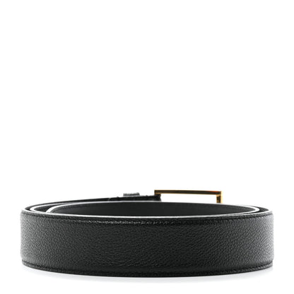 Louis Vuitton Calfskin Saint Germain 25mm Belt 100 40 Black 2 of 6