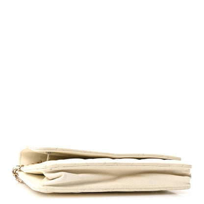 Chanel Caviar Quilted Wallet On Chain WOC White 4 of 10