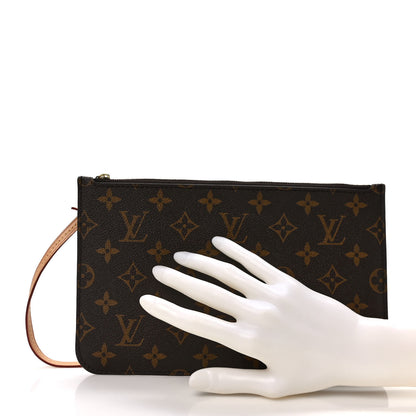 Louis Vuitton Monogram Neverfull MM GM Pochette 2 of 8
