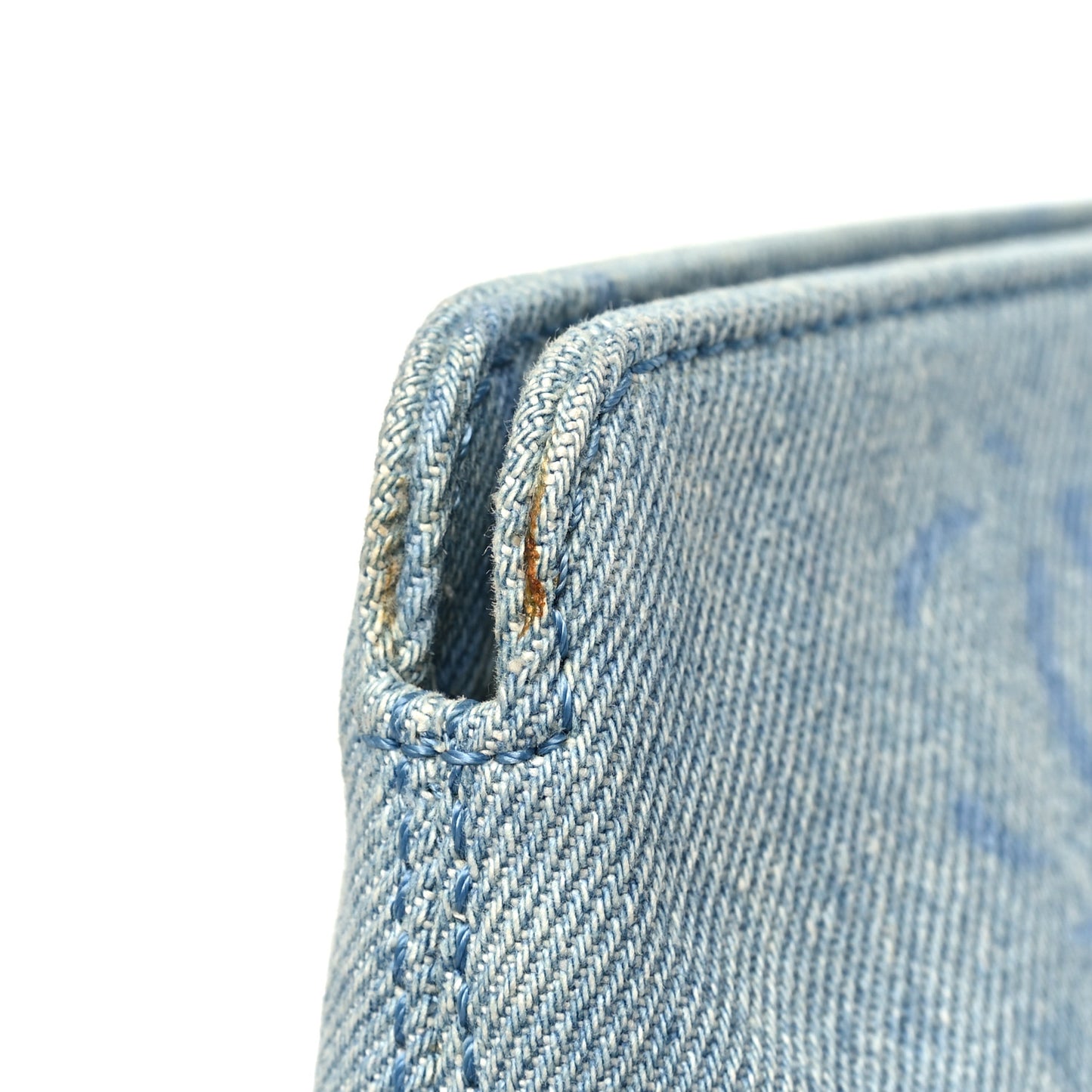 Denim CC Cosmetic Pouch Blue