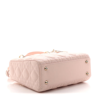Christian Dior Lambskin Cannage Small My ABCDior Lady Dior Powder Pink 4 of 10