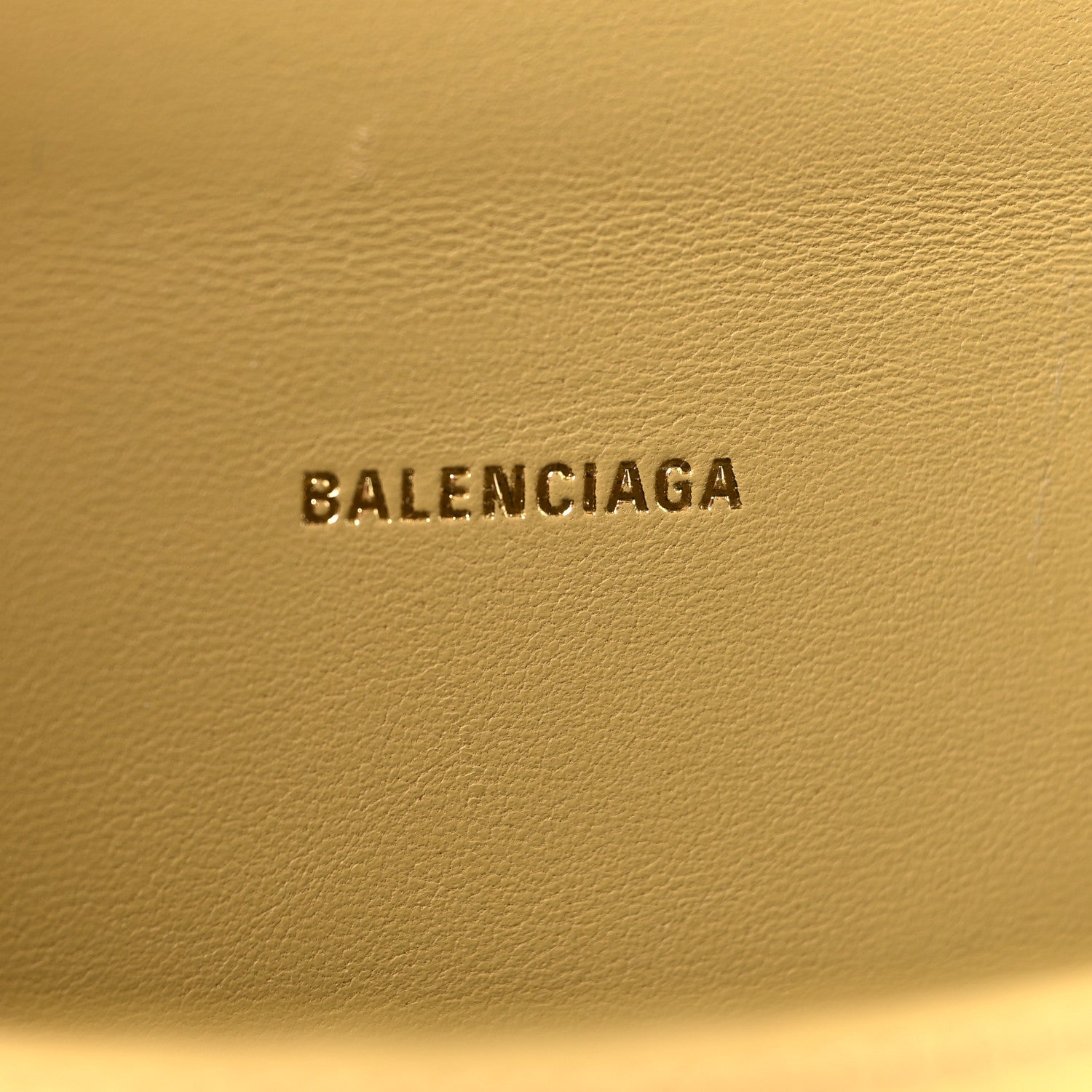 Balenciaga Mirror Calfskin Hourglass Top Handle Bag XS Gold 6 of 10