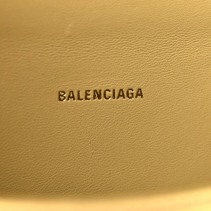 Balenciaga Mirror Calfskin Hourglass Top Handle Bag XS Gold 6 of 10