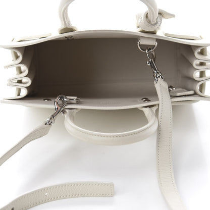Saint Laurent Grained Calfskin Nano Sac de Jour Dove White 5 of 11