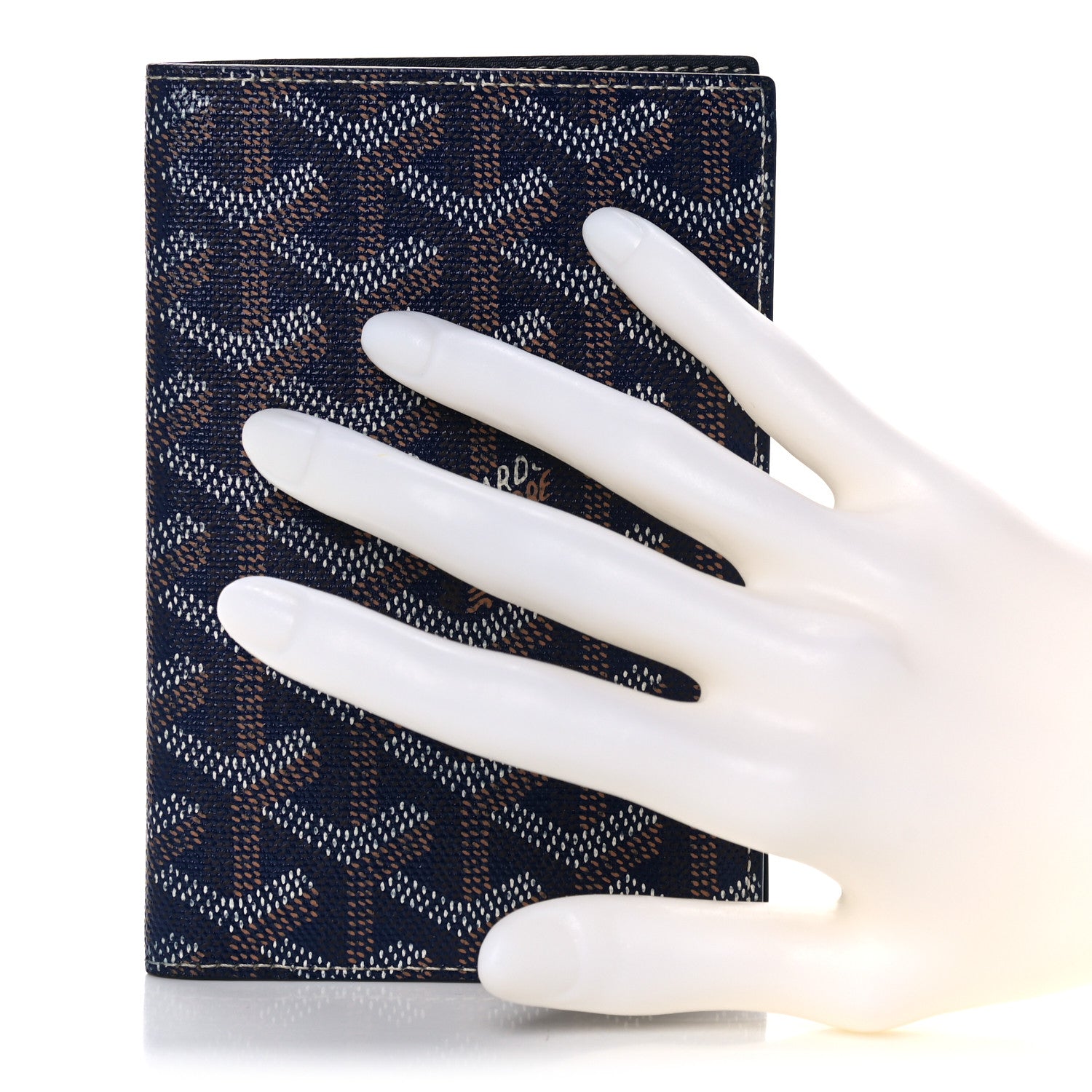 Goyard Goyardine Passport Wallet Navy 2 of 8