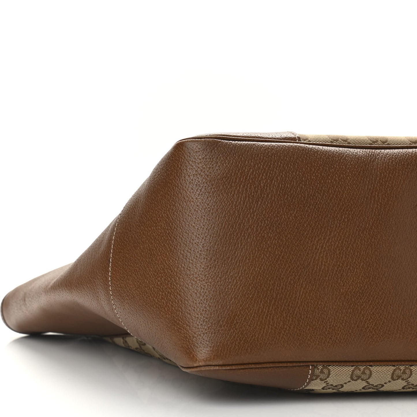 Monogram Medium Bree Zippered Tote Beige Tabacco