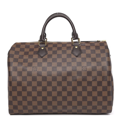 Louis Vuitton Damier Ebene Speedy 35 1 of 10