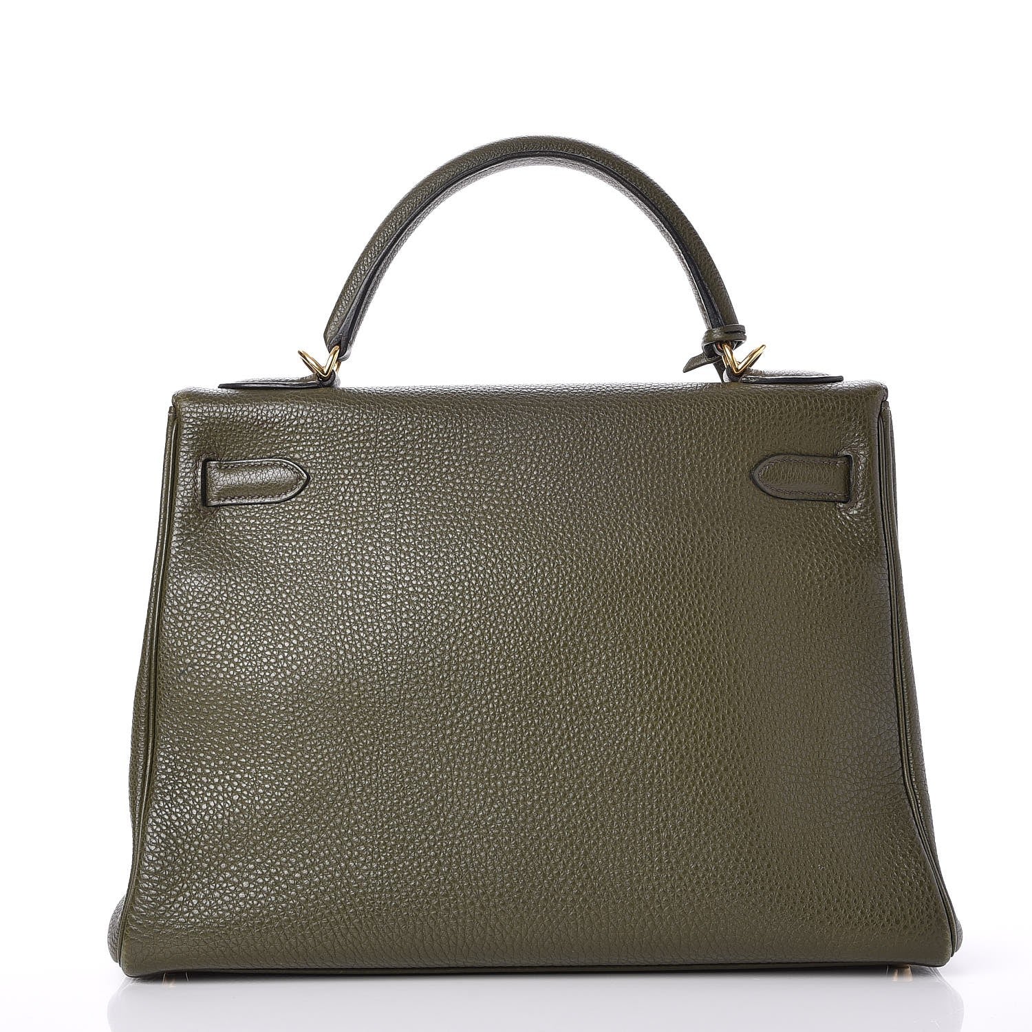 Hermes Togo Kelly Retourne 32 Vert Olive 5 of 31