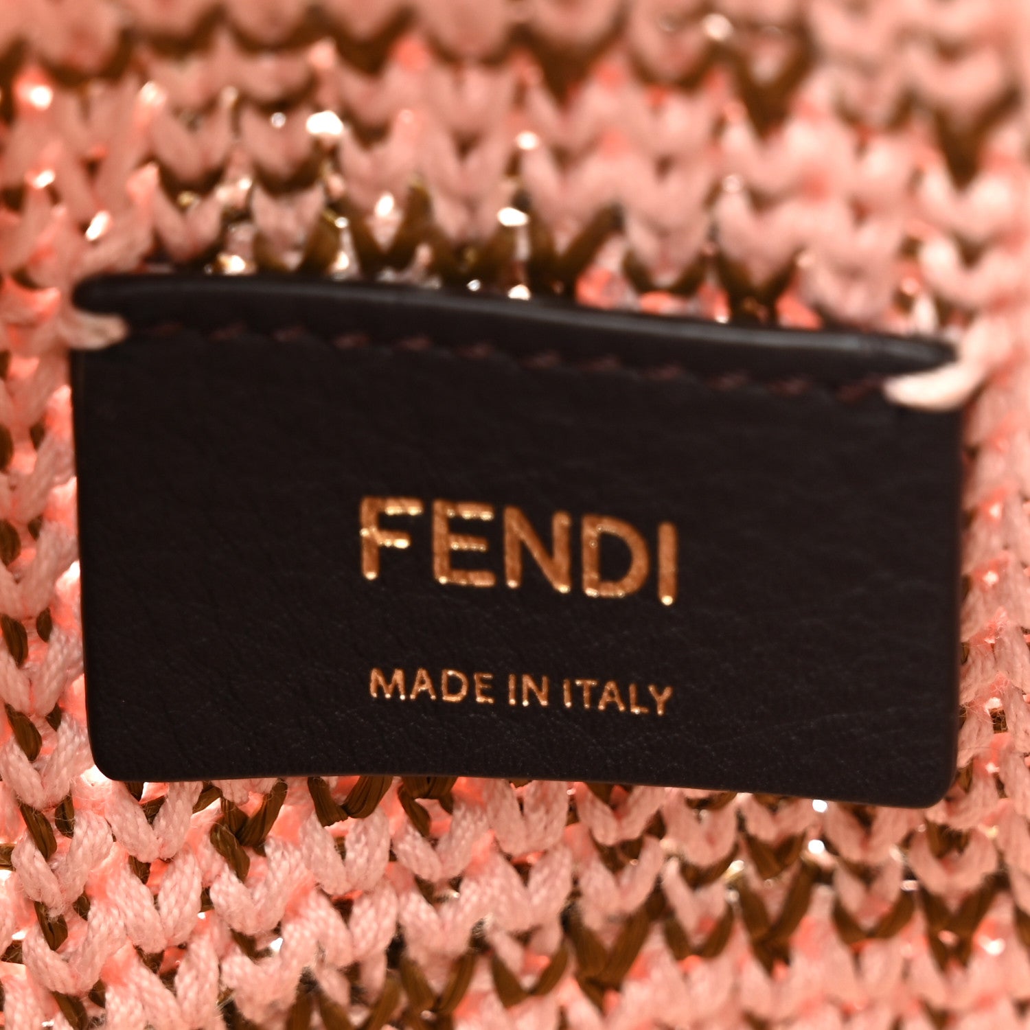 Fendi Raffia Vitello King F is Fendi FF Crochet Mini Mon Tresor