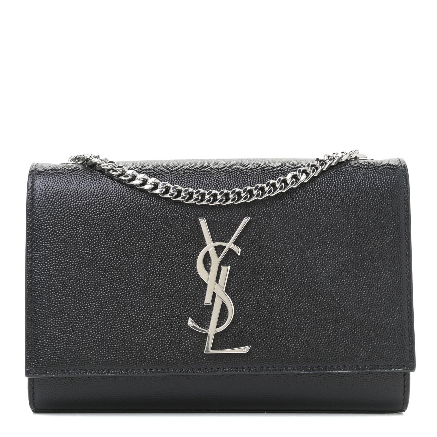 Grain De Poudre Small Monogram Kate Satchel Black