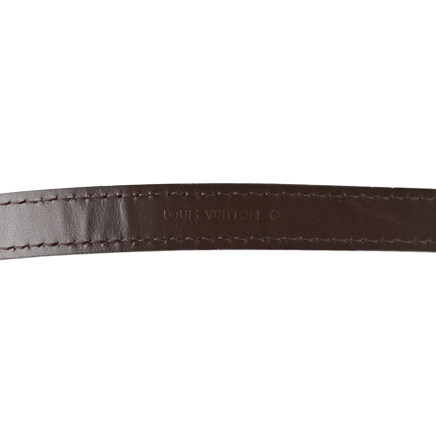 Louis Vuitton Calfskin 16mm Adjustable Shoulder Strap Brown 4 of 6
