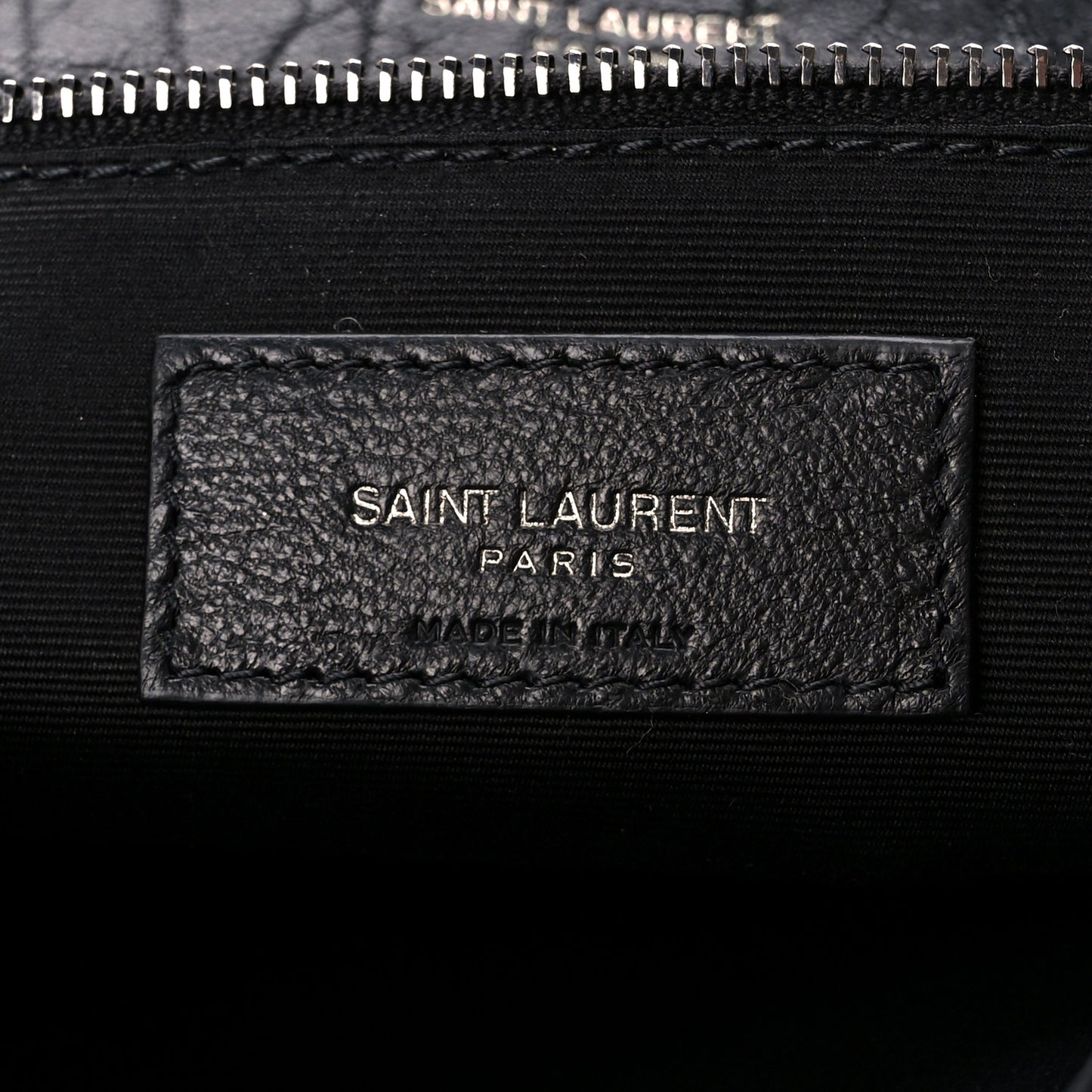 Grained Lambskin Monogram Medium Niki Chain Satchel Black
