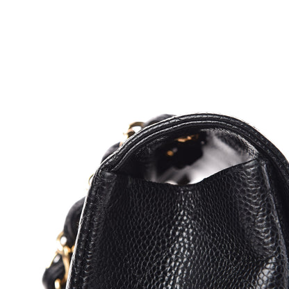 Chanel Caviar Quilted Jumbo Single Flap Black 11 of 20