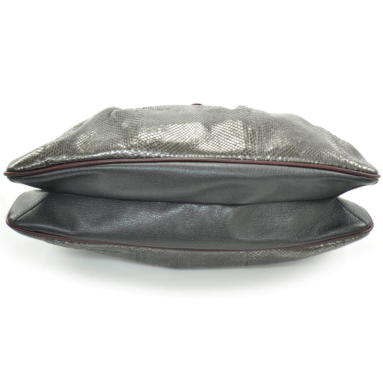 Marc Jacobs Python Capra Satchel Anthracite 4 of 12