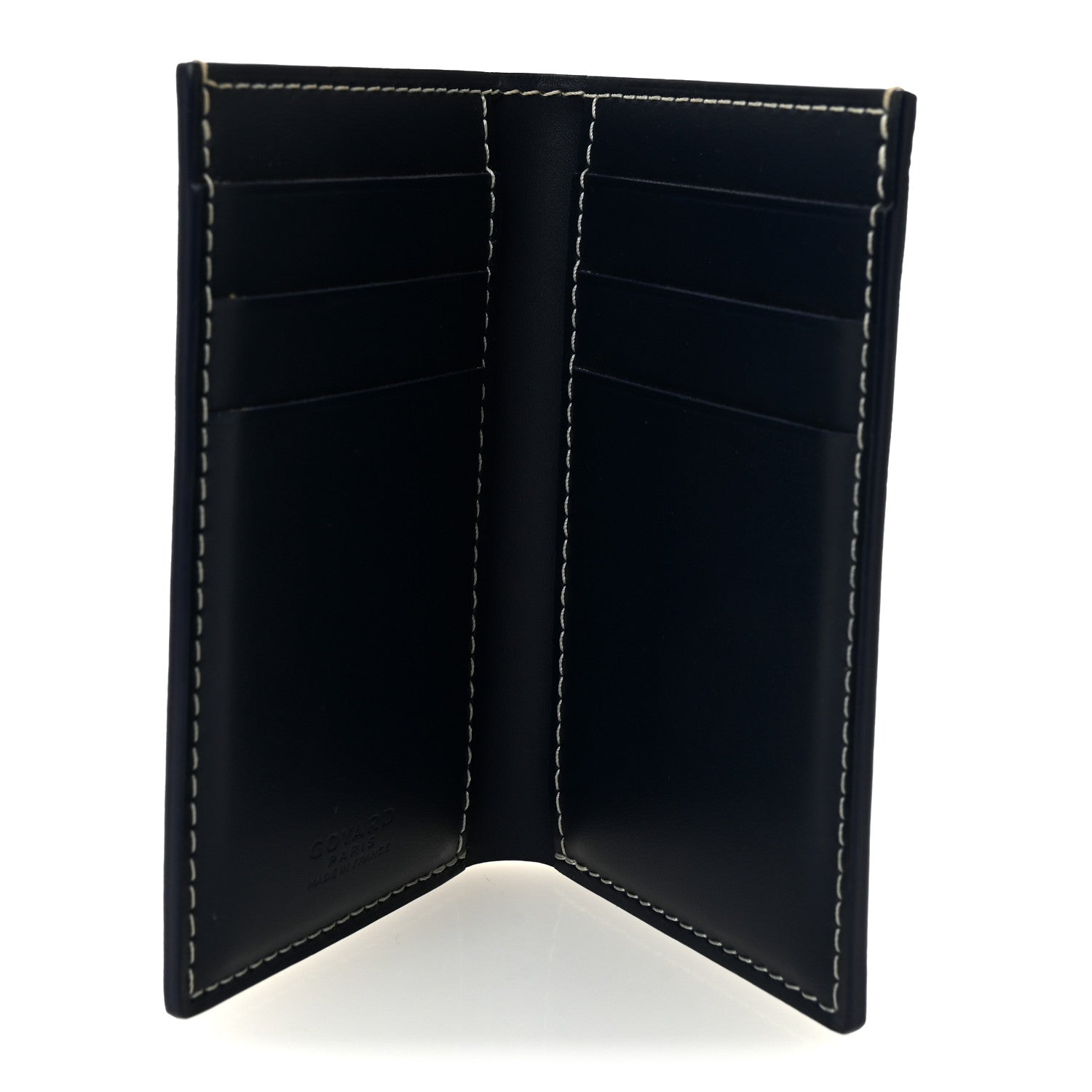 Goyard Goyardine Saint Pierre Card Holder Navy 5 of 7
