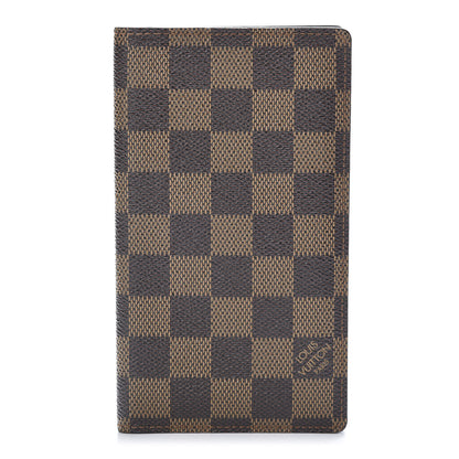 Louis Vuitton Damier Ebene Checkbook Cover Wallet 1 of 7