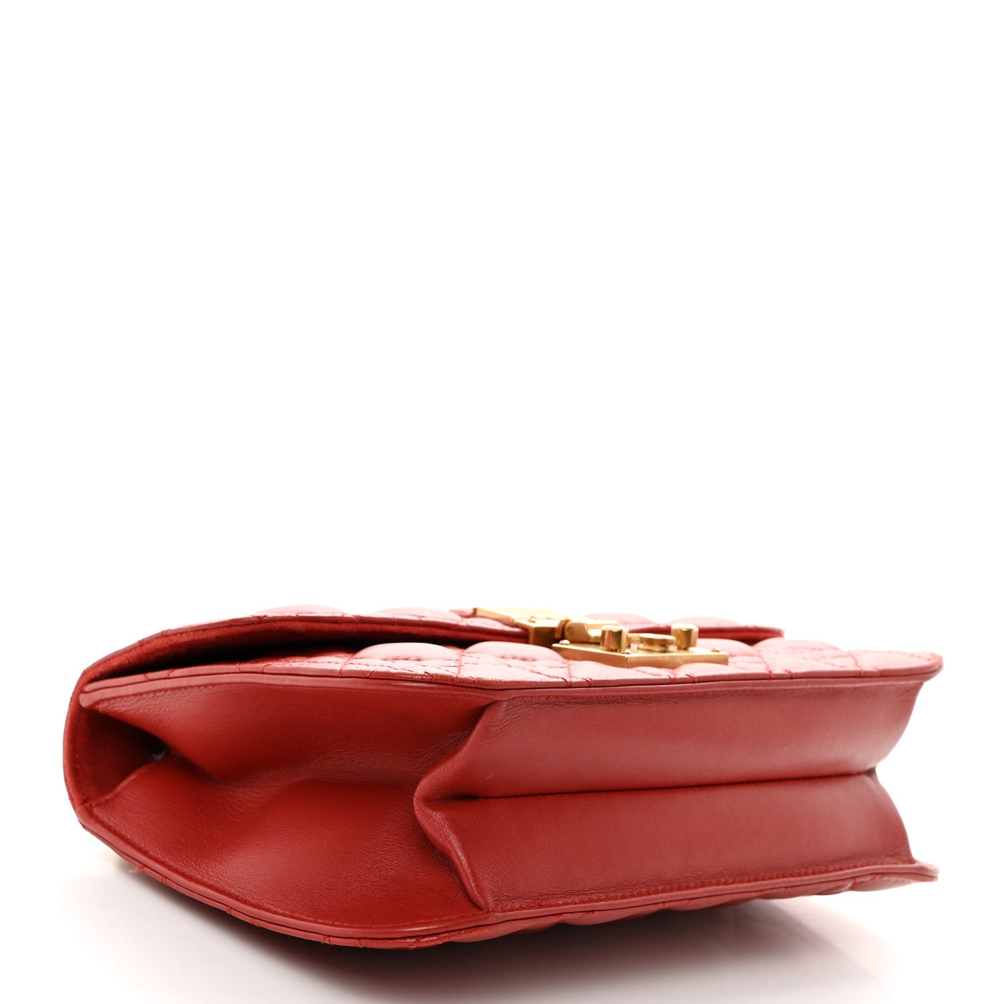 Lambskin Cannage Large Dioraddict Flap Red