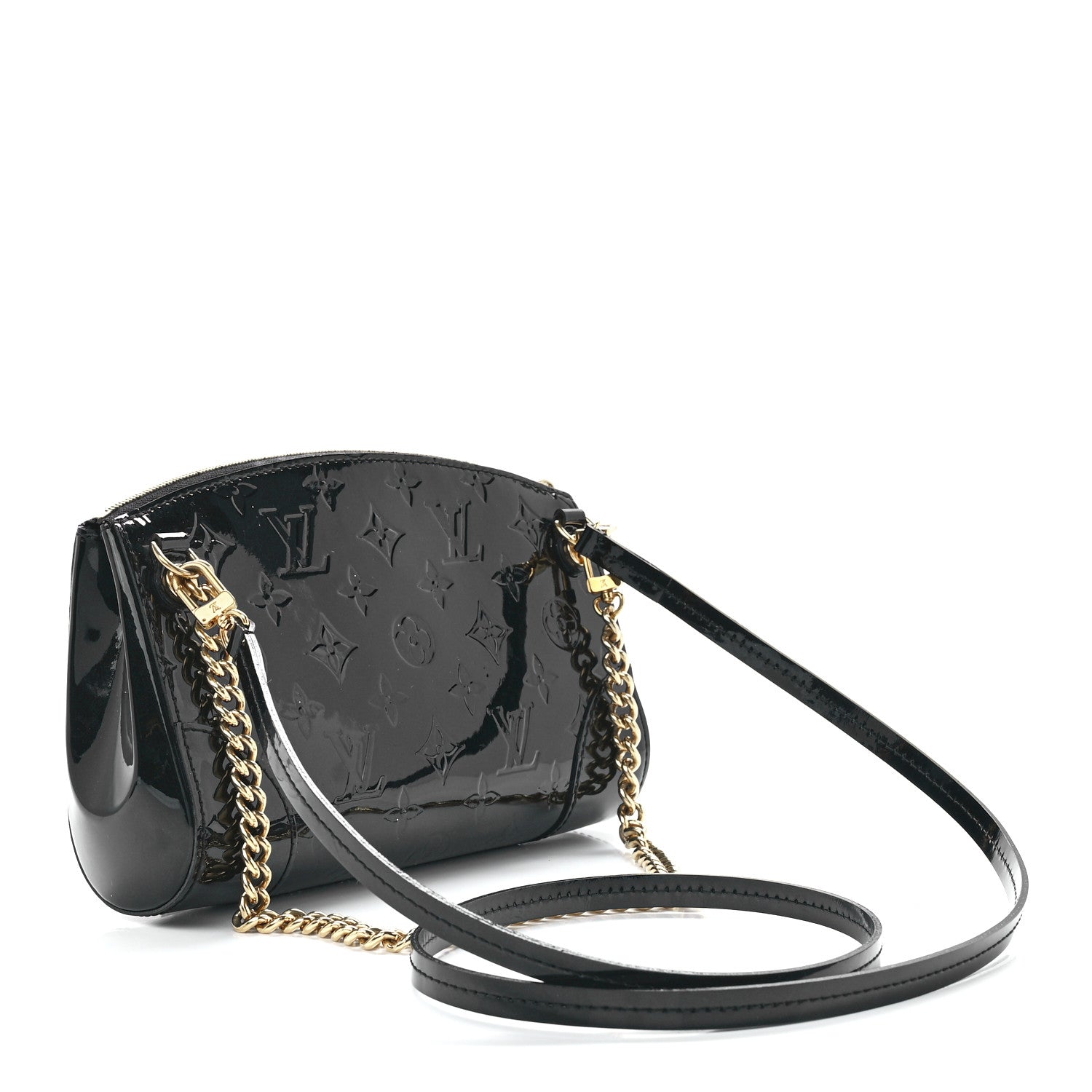 Louis Vuitton Vernis Santa Monica Clutch Noir Magnetique 3 of 11