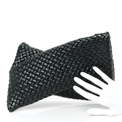 Bottega Veneta Nappa Intrecciato Crisscross Clutch Black 5 of 17