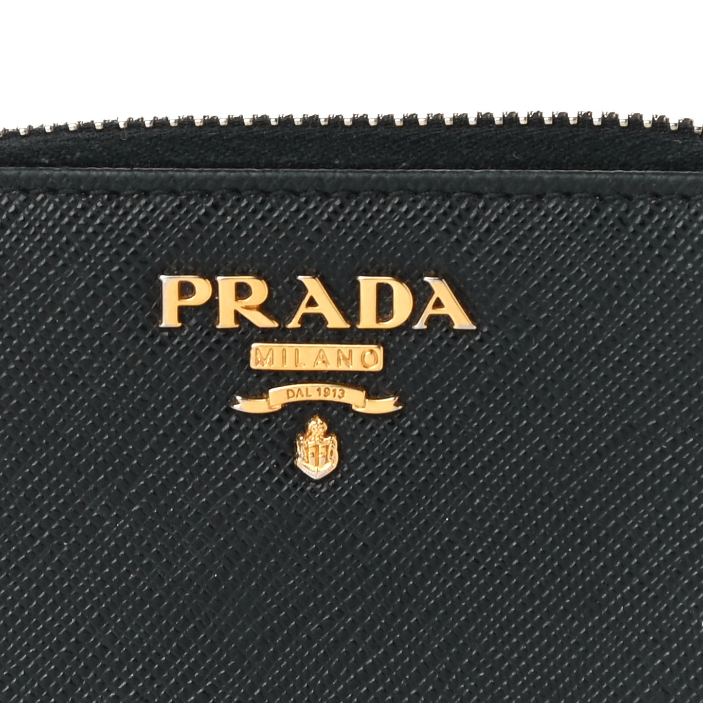 Saffiano Metal Coin Purse Black