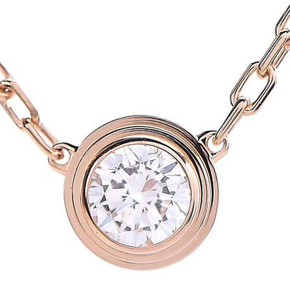 Cartier 18K Pink Gold Diamond LM D'Amour Pendant Necklace 4 of 7