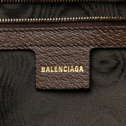 Gucci X BALENCIAGA BB Supreme Monogram Web Medium Ophidia Carry-On Duffle Bag Beige New Acero 5 of 6