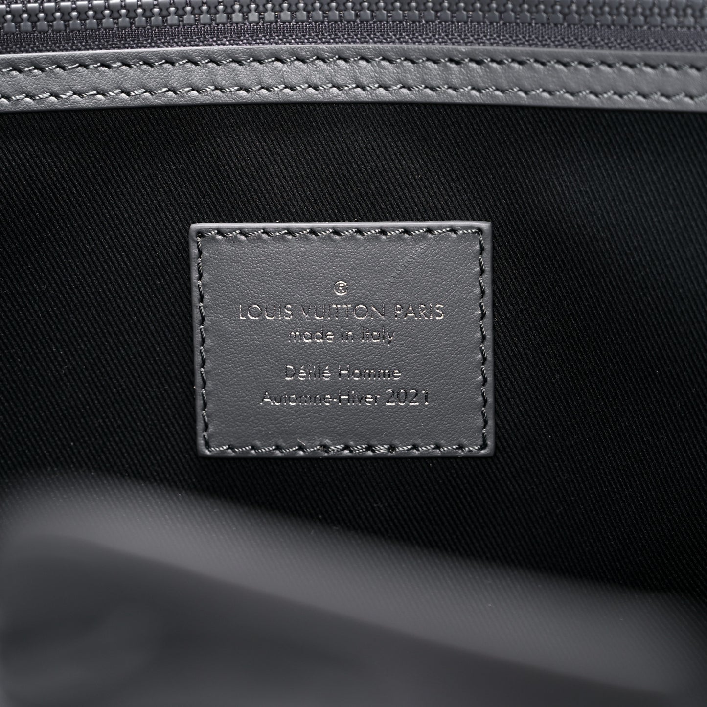 Wool Cotton Monogram Jacquard Embroidered LV Felt Keepall Bandouliere 50 Gris