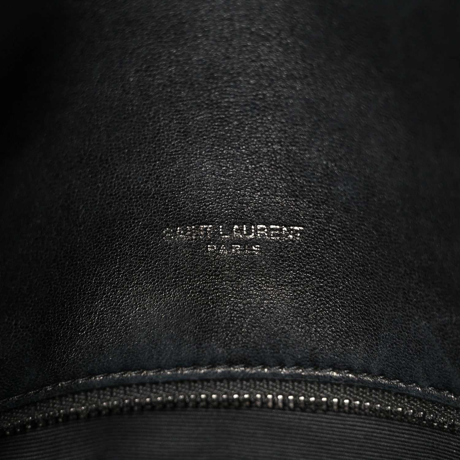 Saint Laurent Lambskin Quilted Monogram Monochrome Medium Loulou Puffer Chain Satchel Black 7 of 11