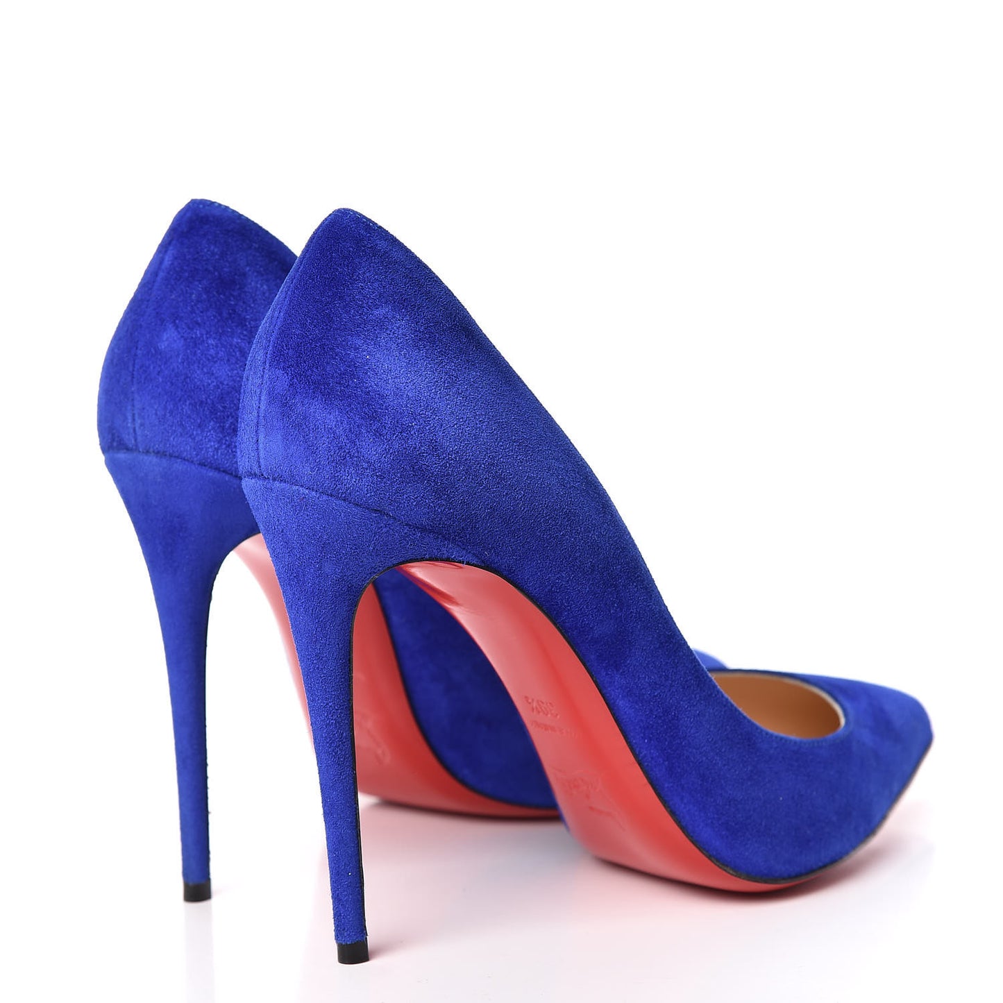 Veau Velours Pigalle Follies 100 Pumps 39.5 Azulejo