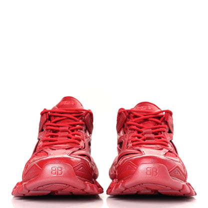 Balenciaga Rubber Mesh Pearlescent Mens Track.2 Open Sneakers 40 Red 2 of 7