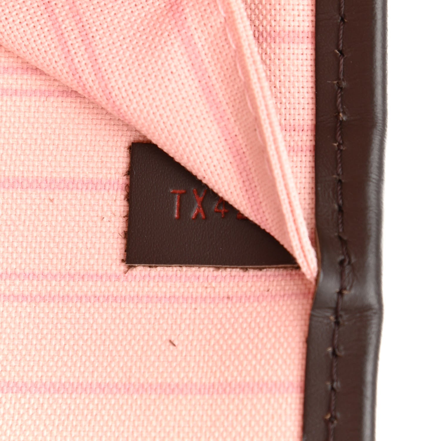 Louis Vuitton Damier Ebene Neo Neverfull MM Rose Ballerine 8 of 12
