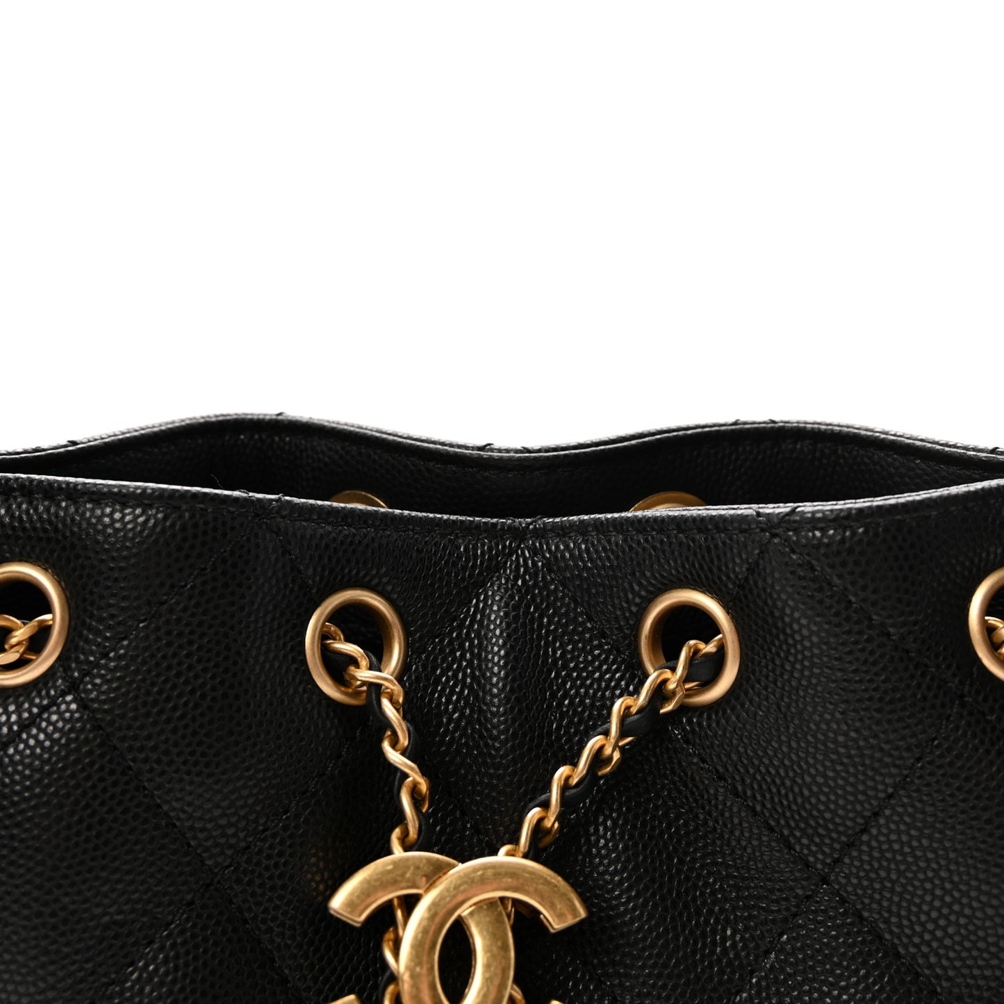 Caviar Quilted Mini Chanel 25 Handbag Black