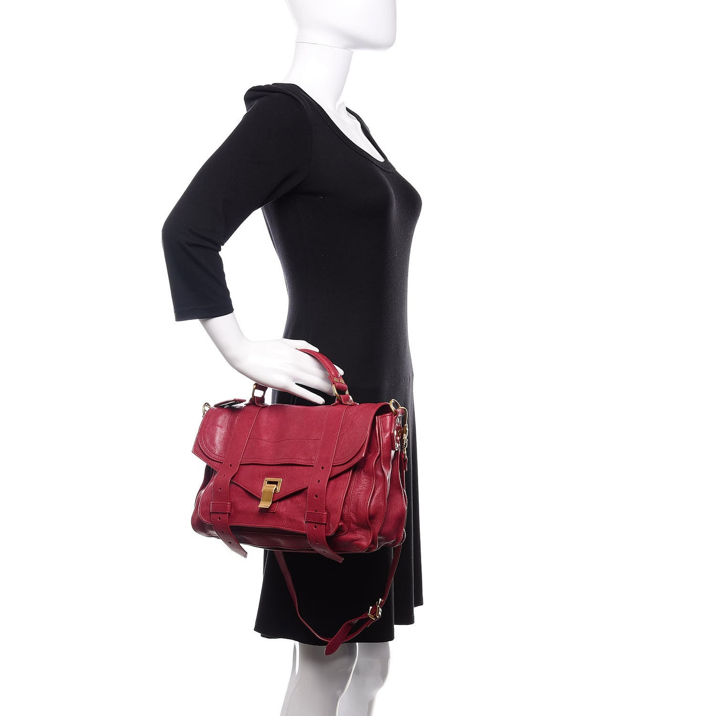 Lambskin Medium PS1 Satchel Chianti