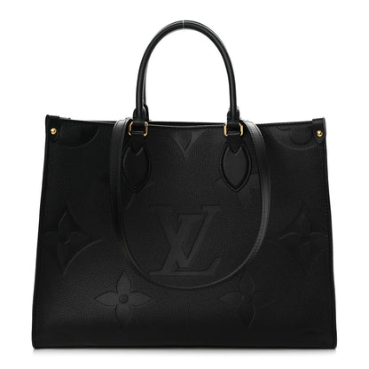 Louis Vuitton Empreinte Monogram Giant Onthego MM Black 1 of 11